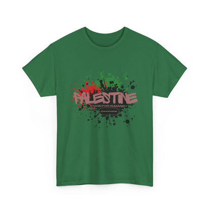 Unisex  Palestine Spring Splatter Heavy Cotton Tee
