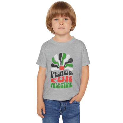 Peace For Palestine Heavy Cotton™ Toddler T-shirt