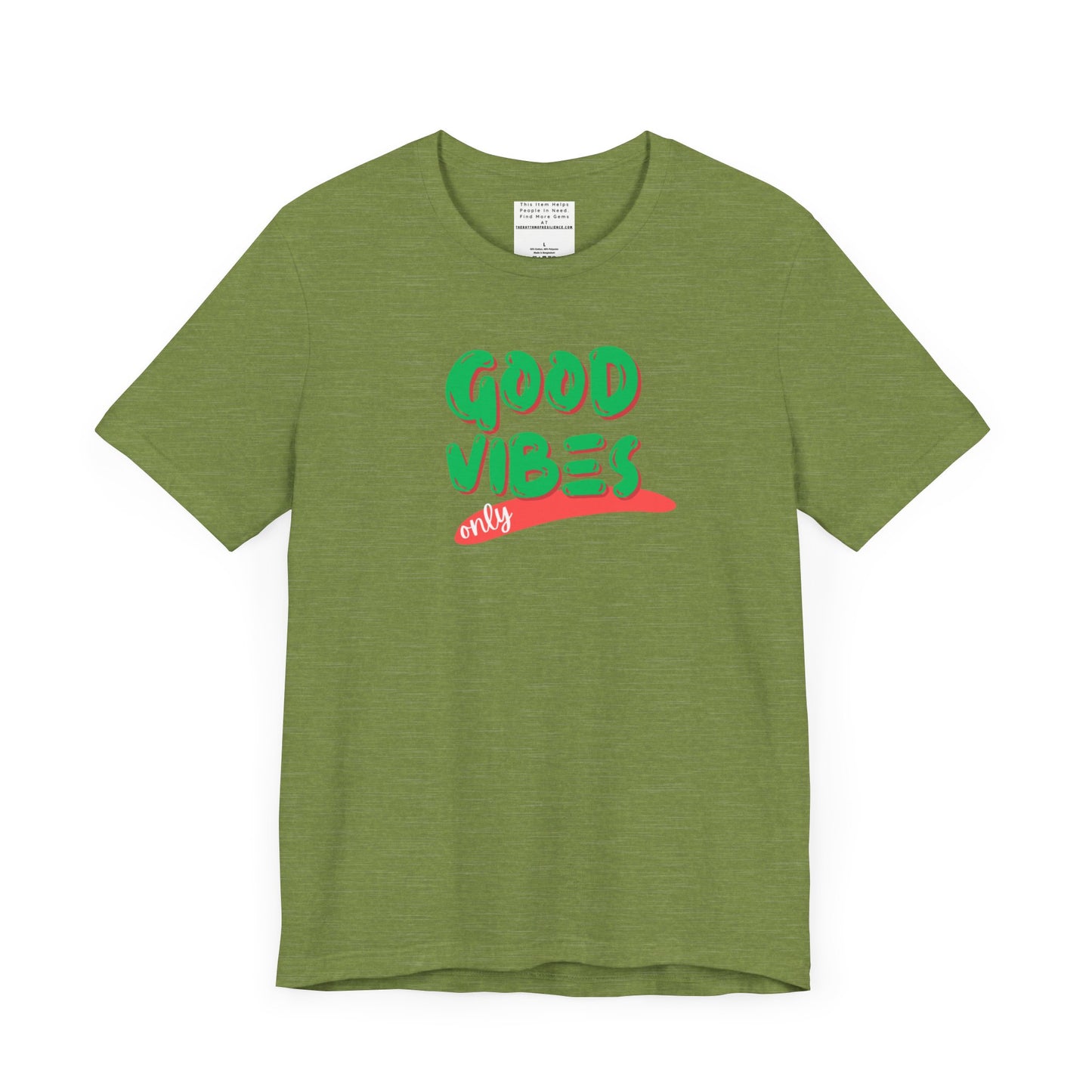 Good Vibes Unisex Jersey Short Sleeve Tee-mental health awareness month