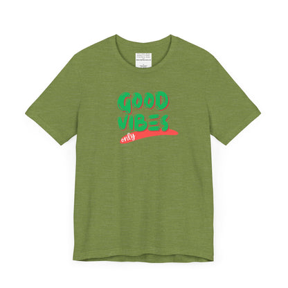 Good Vibes Unisex Jersey Short Sleeve Tee-mental health awareness month