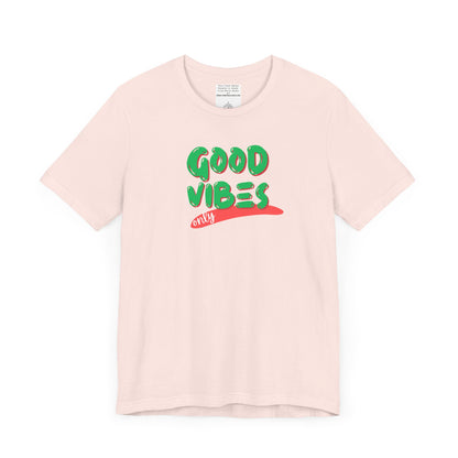 Good Vibes Unisex Jersey Short Sleeve Tee-mental health awareness month