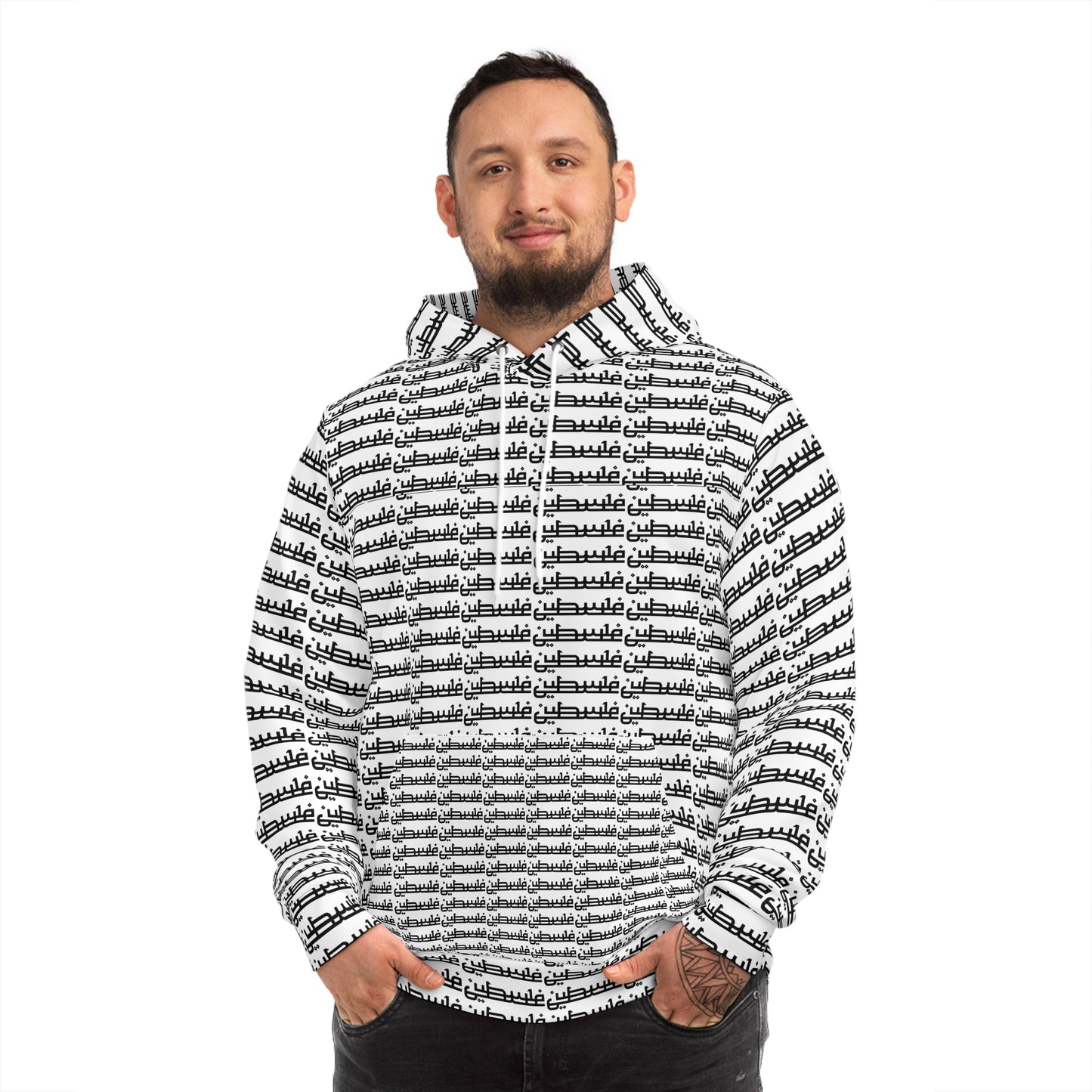 Palestine The Homeland Hoodie Arabic Calligraphy Pattern collection