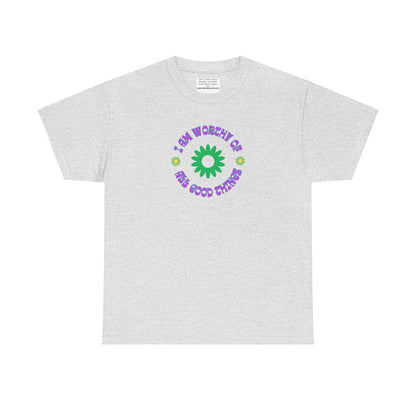 I AM WORTHY Unisex Heavy Cotton Tee