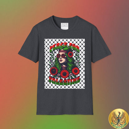 Peace for Palestine Unisex Softstyle T-Shirt