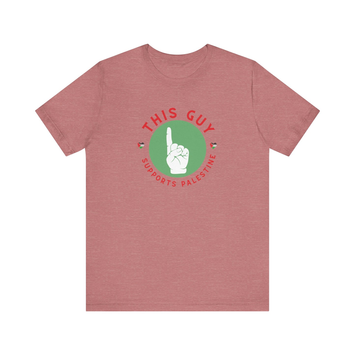 This Guy supports Palestine Unisex Jersey Short Sleeve Tee