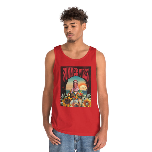 Summer Vibes Unisex Heavy Cotton Tank Top