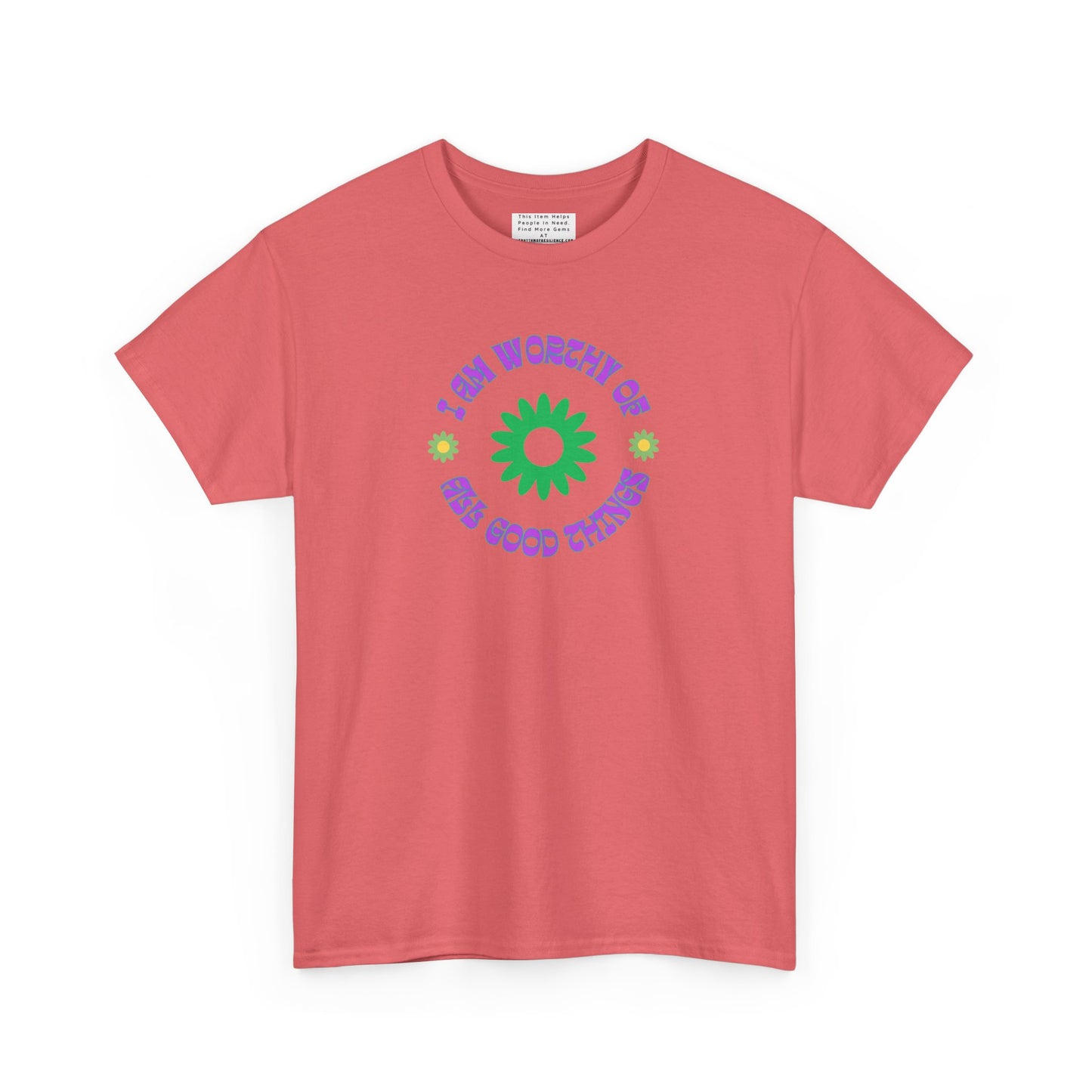I AM WORTHY Unisex Heavy Cotton Tee