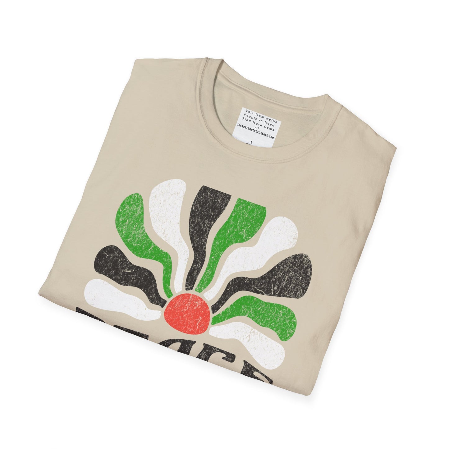 Peace for Palestine Unisex Softstyle T-Shirt