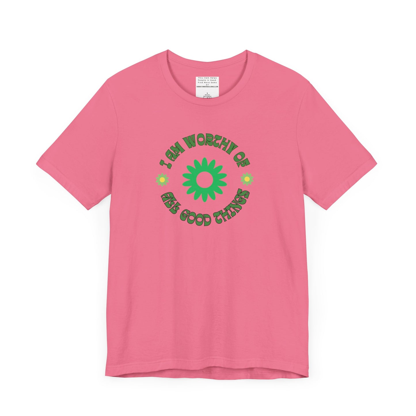 I AM Worthy u nisex Jersey Short Sleeve Tee-mental health awareness month