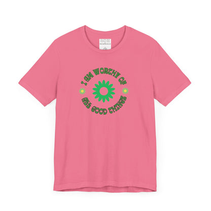I AM Worthy u nisex Jersey Short Sleeve Tee-mental health awareness month