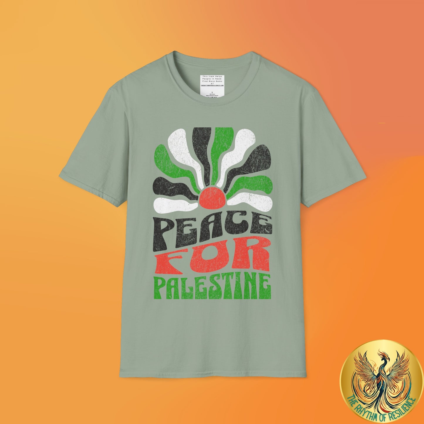 Peace for Palestine Unisex Softstyle T-Shirt