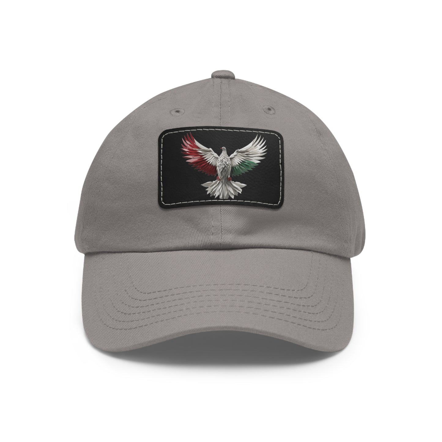 Dad Hat with Leather Patch, Unisex, free bird, Palestine, Resist, Arabic, Support the Cause in Style, Keffiyeh, Resistance, Free Palestine