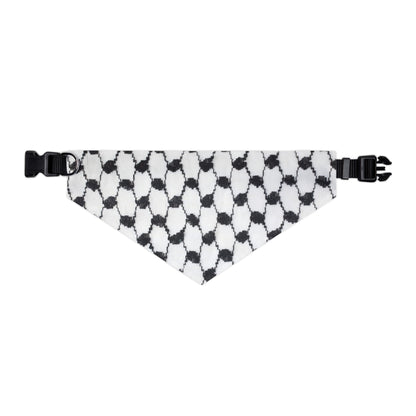 Pet Bandana Collar keffiyeh print