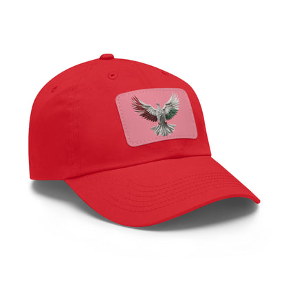 Dad Hat with Leather Patch, Unisex, free bird, Palestine, Resist, Arabic, Support the Cause in Style, Keffiyeh, Resistance, Free Palestine