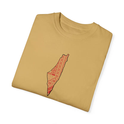 Unisex T-shirt, Arabic writing, Palestine map, Resist, Arabic, Support the Cause in Style, , Keffiyeh, Resistance, Free Palestine, tatreez