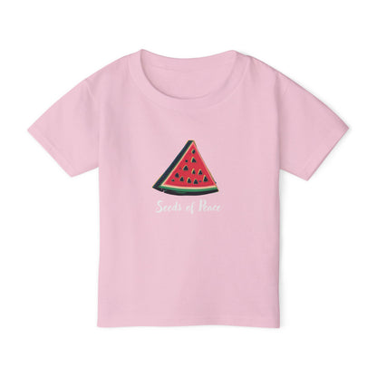 Watermelon Palestine seeds of peace, Palestine flag Heavy Cotton™ Toddler T-shirt 2T-6T
