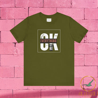 Everything will be ok Unisex Jersey Short Sleeve Tee-mental health awareness month