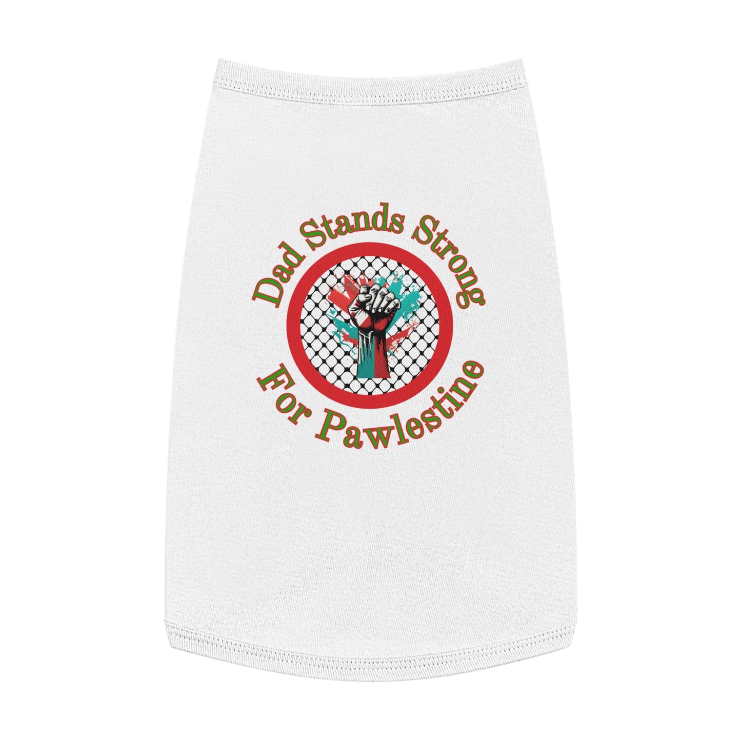 Dad Stands Strong Pet Tank Top