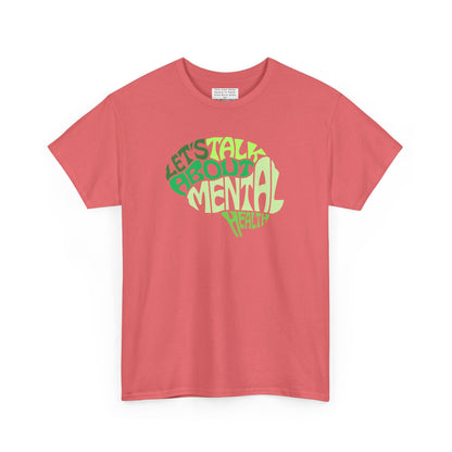 Lets talk about mental health Unisex Heavy Cotton Tee