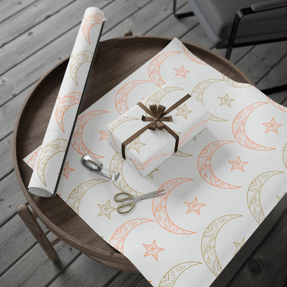 Wrapping Papers, Ramadan gift, Eid gift, holiday gift, Arabic, Islam, gift wrap, grey