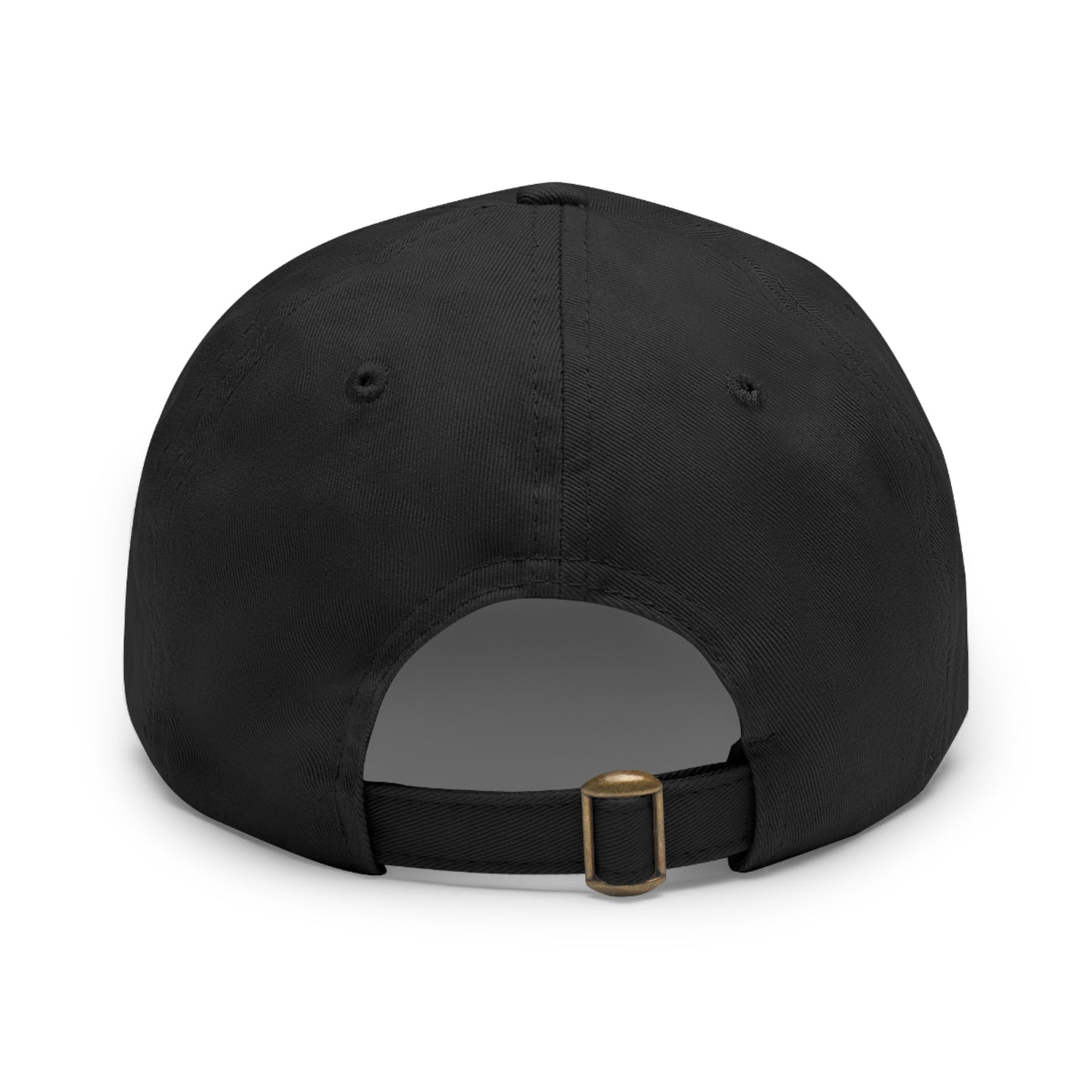 Palestine flag Dad Hat with Leather Patch (Round)