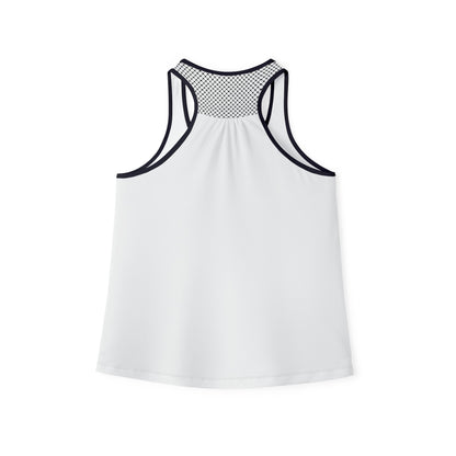 Summer Vibes Black and White Kufiyah keffiyeh Print accents Women's Tank Top (AOP)
