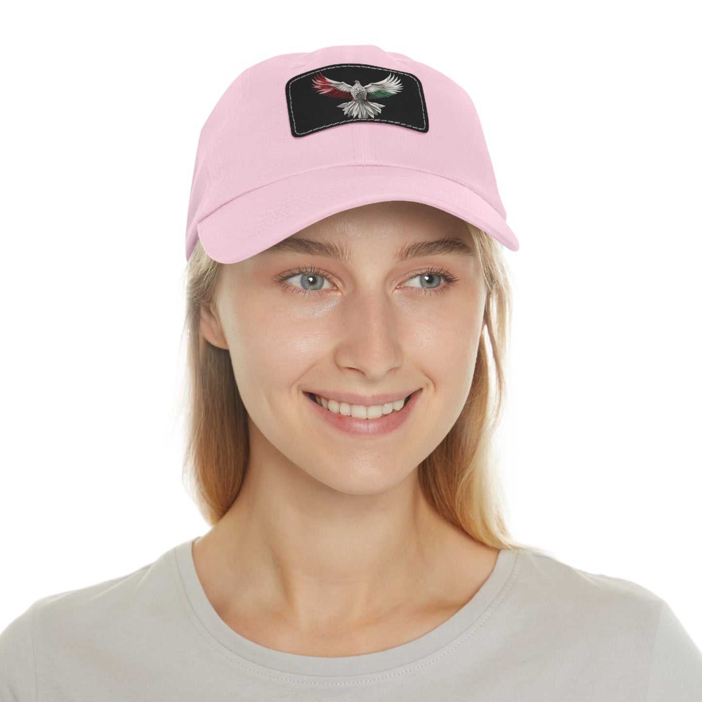 Dad Hat with Leather Patch, Unisex, free bird, Palestine, Resist, Arabic, Support the Cause in Style, Keffiyeh, Resistance, Free Palestine