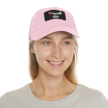 Dad Hat with Leather Patch, Unisex, free bird, Palestine, Resist, Arabic, Support the Cause in Style, Keffiyeh, Resistance, Free Palestine