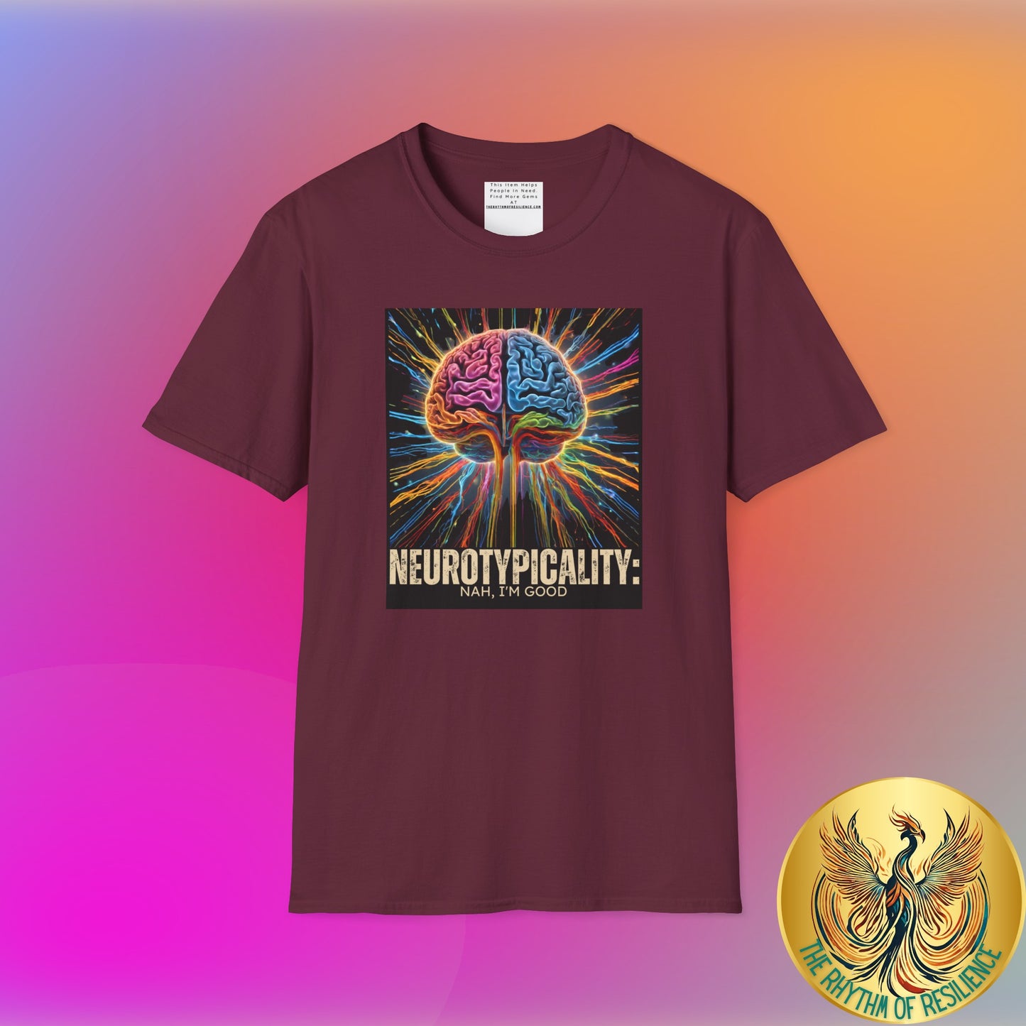 Neurotypical- nah I'm good  Unisex Softstyle T-Shirt