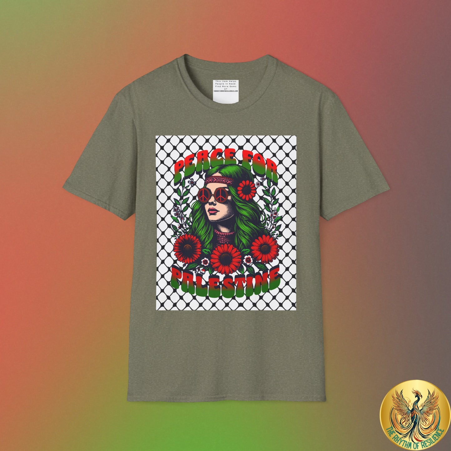Peace for Palestine Unisex Softstyle T-Shirt