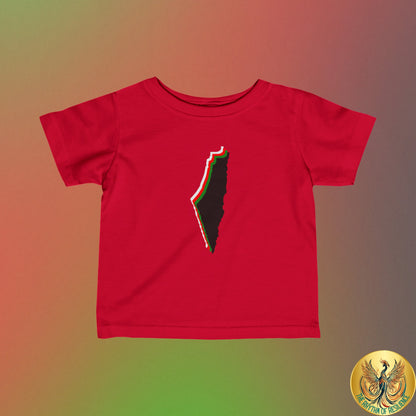 Palestine Map Infant Fine Jersey Tee