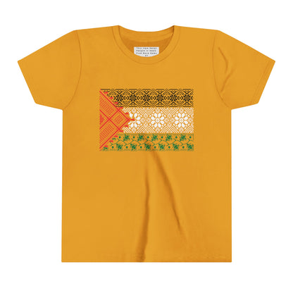 Youth Short Sleeve, Palestine Flag, Resist, Arabic, Watermelon Flag, Palestinian Art, Kuffiyeh, Keffiyeh, Resistance, Free Palestine