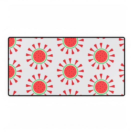 Watermelon love Desk Mats Palestine Spring