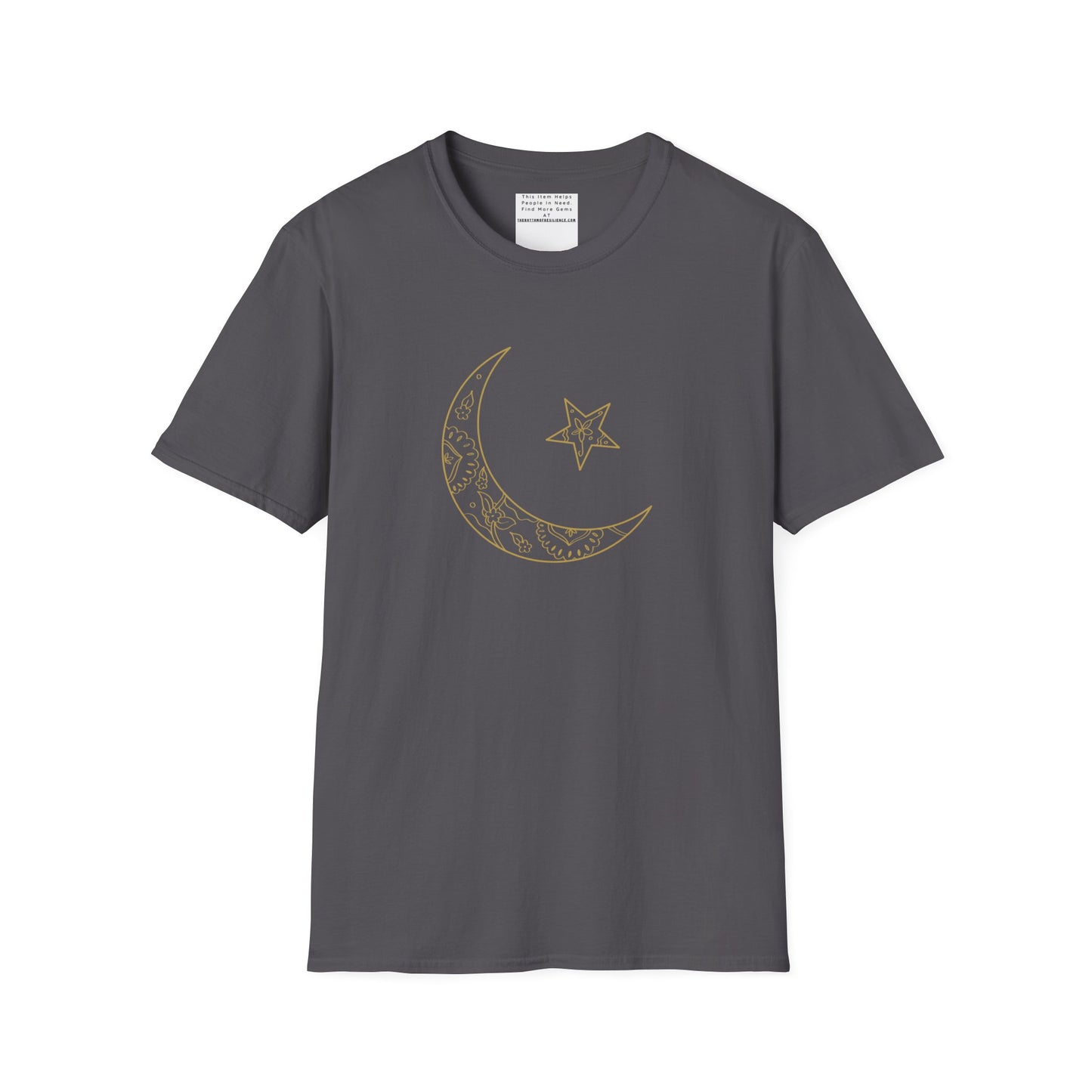 Unisex Heavy Cotton Tee, Islam shirt, shirt,  Islam, gift, Eid, holiday, beads, fasting, Arabi,  Arabic calligraphy, moon, star, crescent