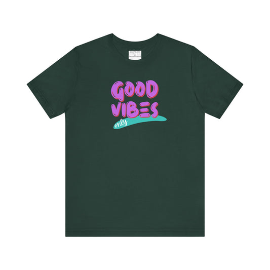 good vibes Unisex Jersey Short Sleeve Tee-mental health awareness month