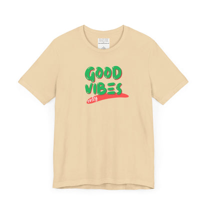 Good Vibes Unisex Jersey Short Sleeve Tee-mental health awareness month