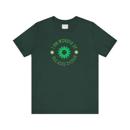 I AM Worthy u nisex Jersey Short Sleeve Tee-mental health awareness month