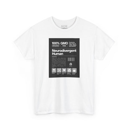 Neurodivergent Human Unisex Heavy Cotton Tee
