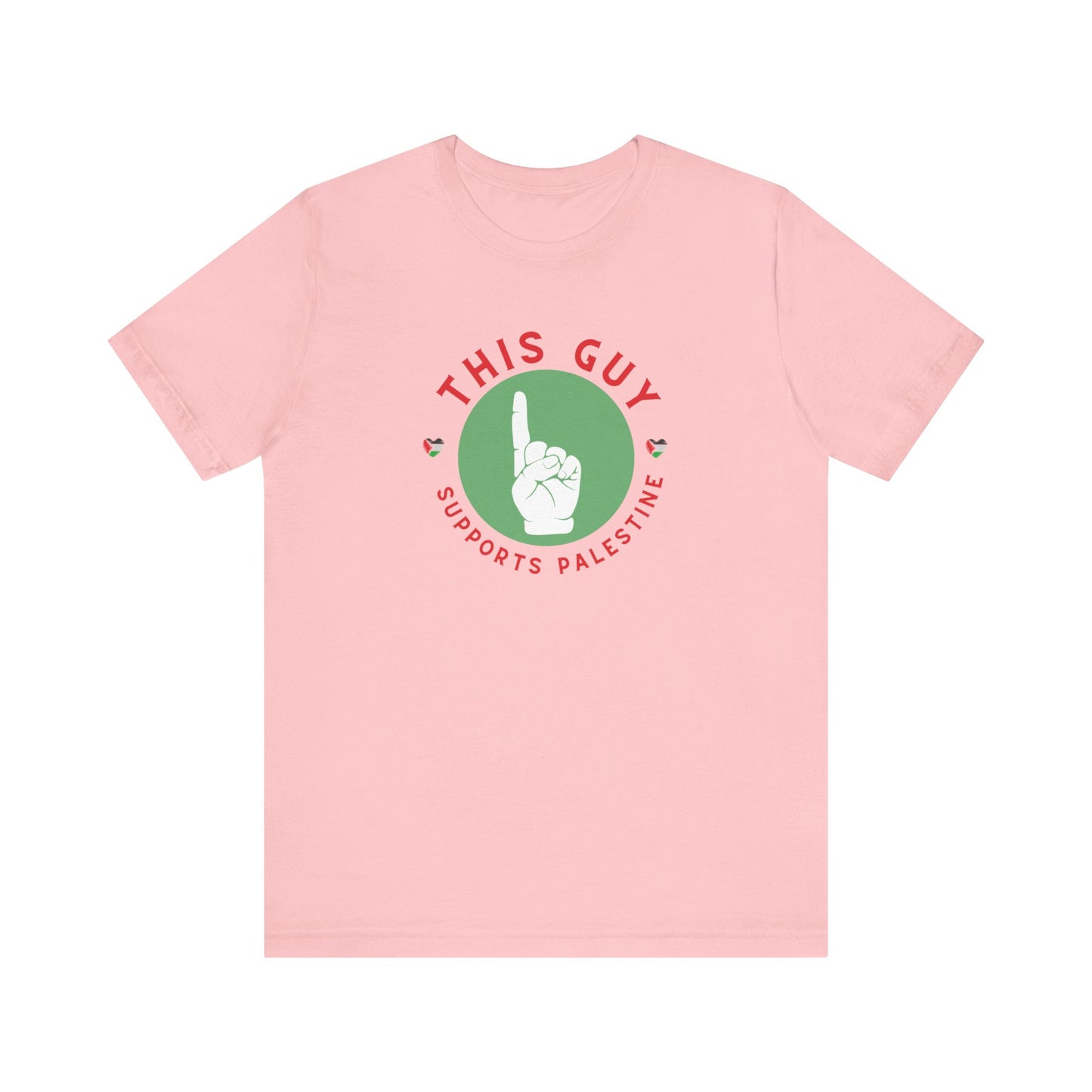 This Guy supports Palestine Unisex Jersey Short Sleeve Tee