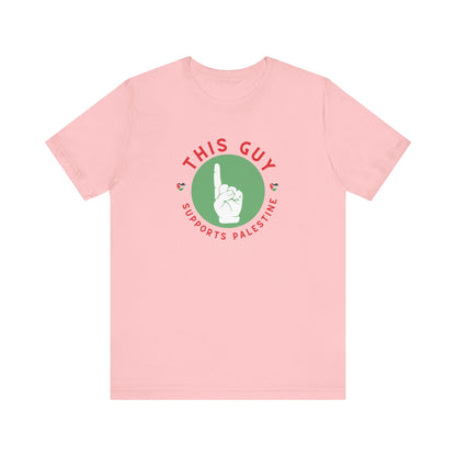 This Guy supports Palestine Unisex Jersey Short Sleeve Tee