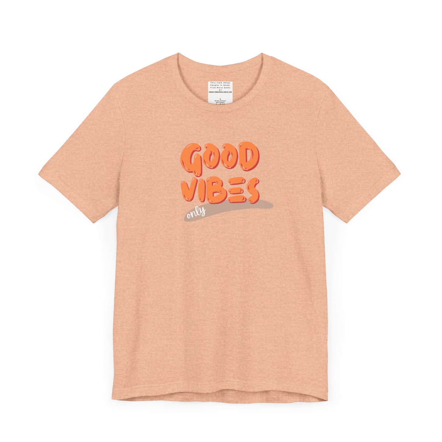 good vibes Unisex Jersey Short Sleeve Tee-mental health awareness month