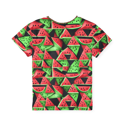 WATERMELON PRINT Kids Sports Jersey (AOP)