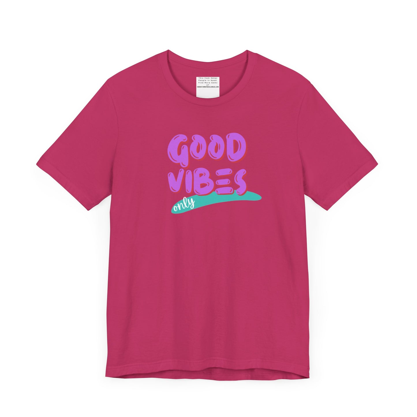 good vibes Unisex Jersey Short Sleeve Tee-mental health awareness month