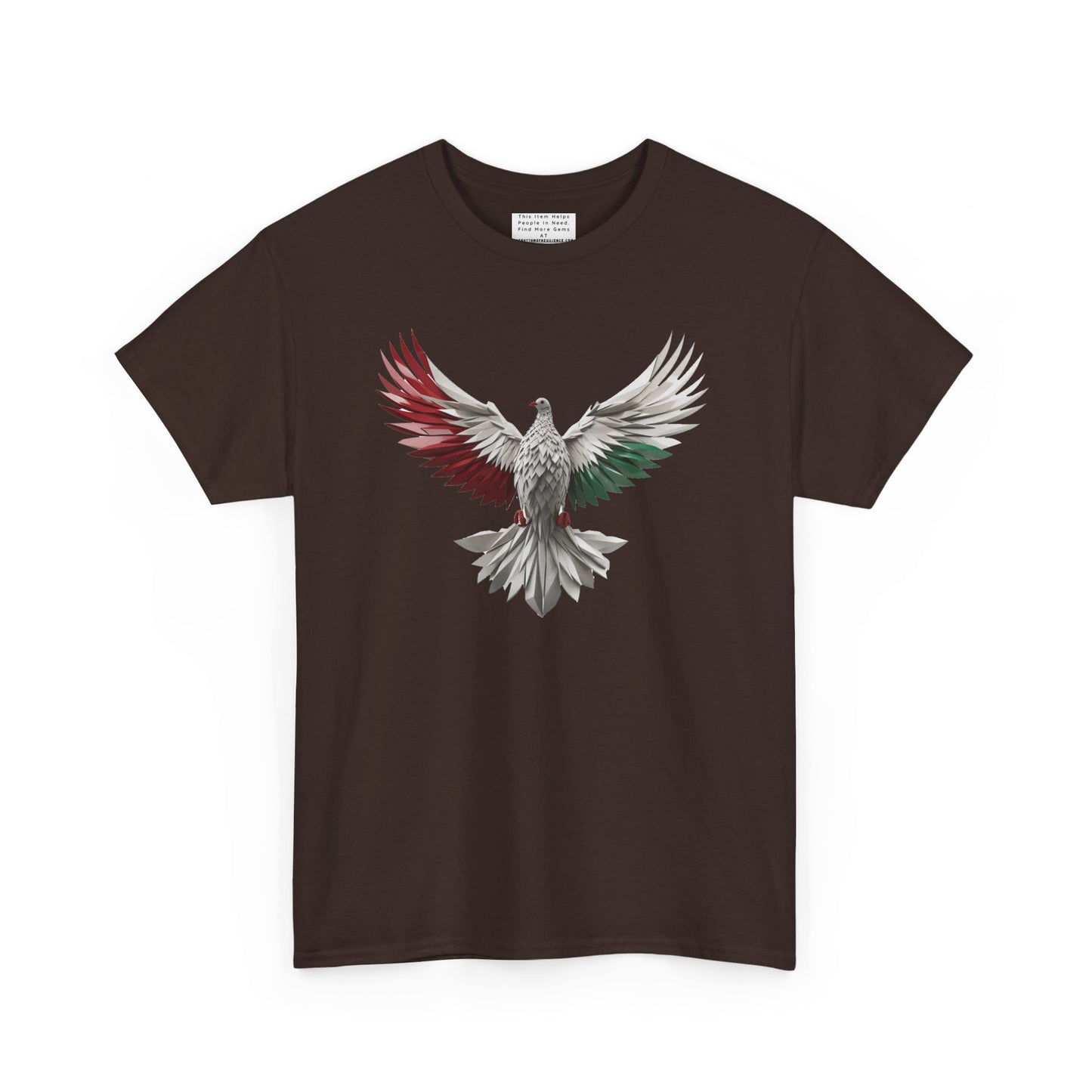 Unisex Heavy Cotton Tee, Palestine Flag, Resist, Arabic, Support the Cause in Style, Kuffiyeh, Keffiyeh, Resistance, Free Palestine