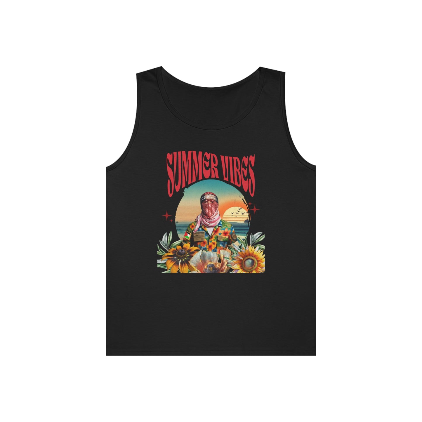 Summer Vibes Unisex Heavy Cotton Tank Top