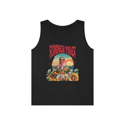Summer Vibes Unisex Heavy Cotton Tank Top