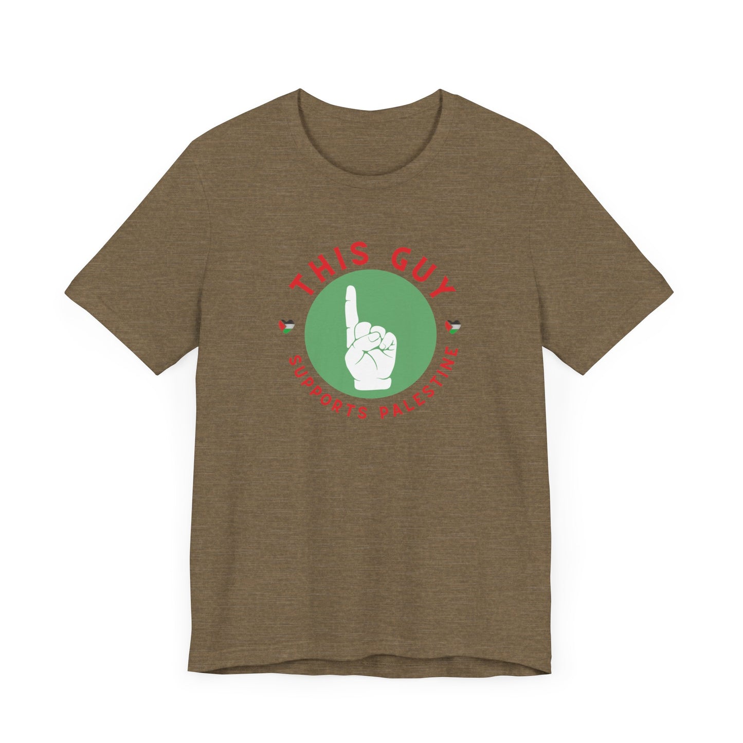 This Guy supports Palestine Unisex Jersey Short Sleeve Tee