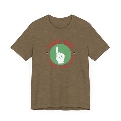This Guy supports Palestine Unisex Jersey Short Sleeve Tee