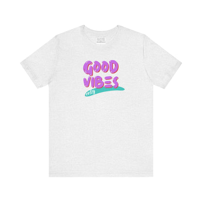 good vibes Unisex Jersey Short Sleeve Tee-mental health awareness month