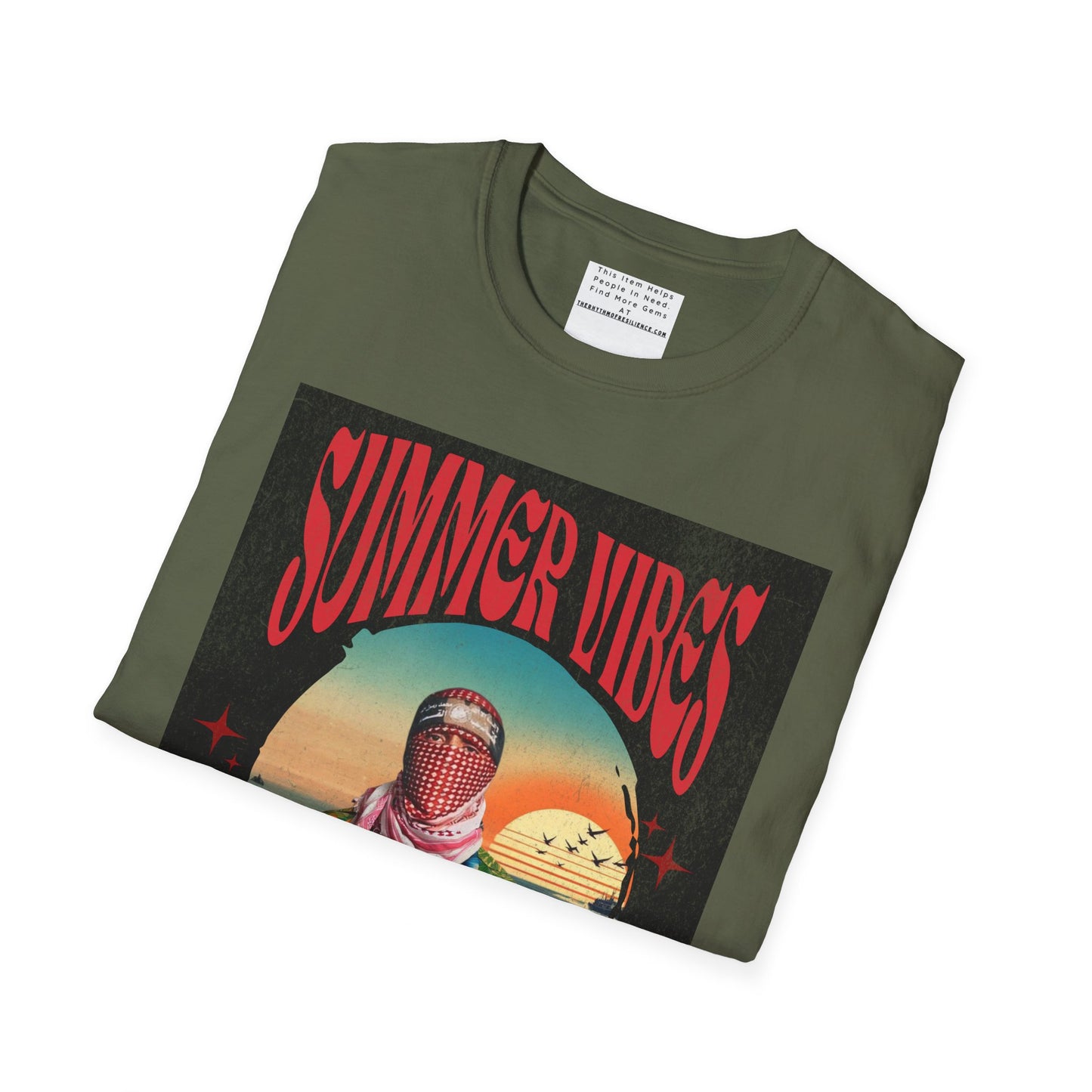 Summer vibes  Unisex Softstyle T-Shirt